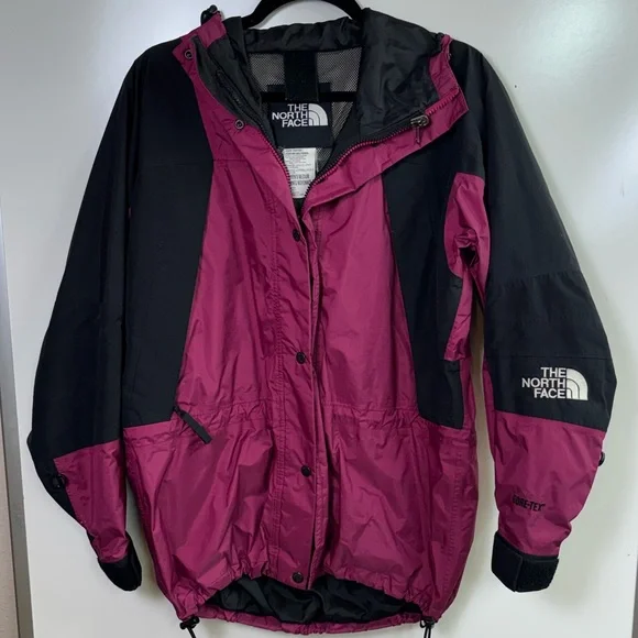 VINTAGE 90s The North Face GORE-TEX Colorblock Jacket Women's Medium - Picture 2 of 13